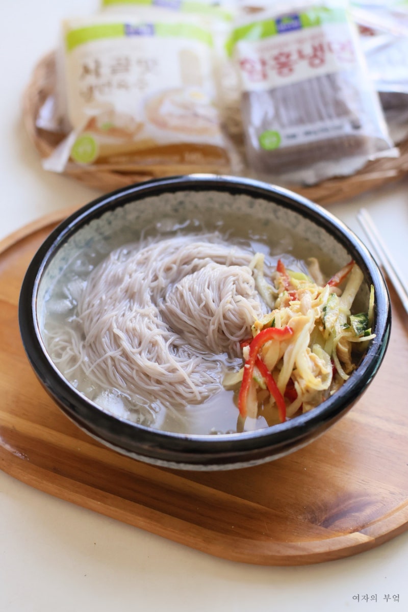초계냉면 만들기 면사랑 함흥냉면 사리와 냉면육수 활용해서!