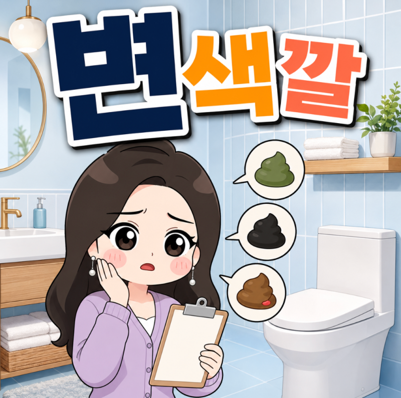 초록색변 원인 6가지 검정색변 과 혈변 구별 기준!