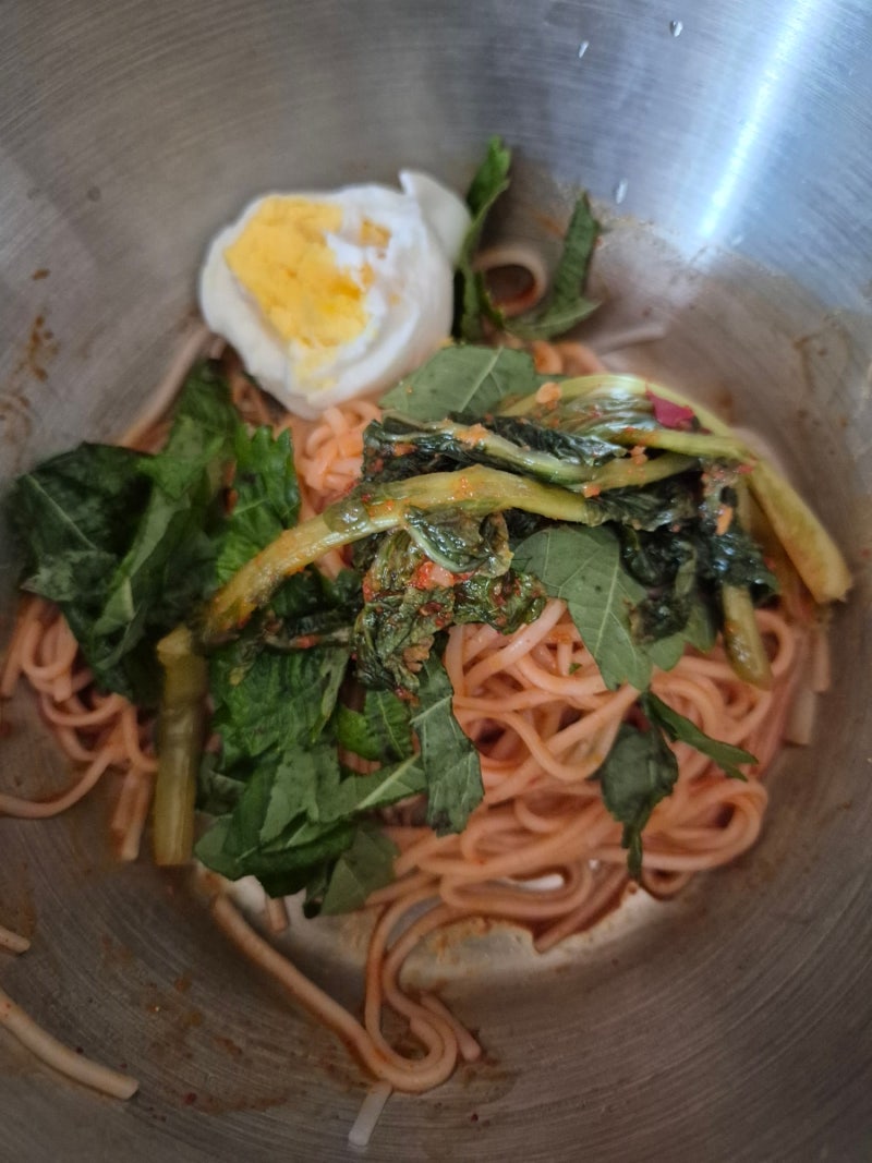 아기국수 샘표 쌀소면 비빔국수 레시피