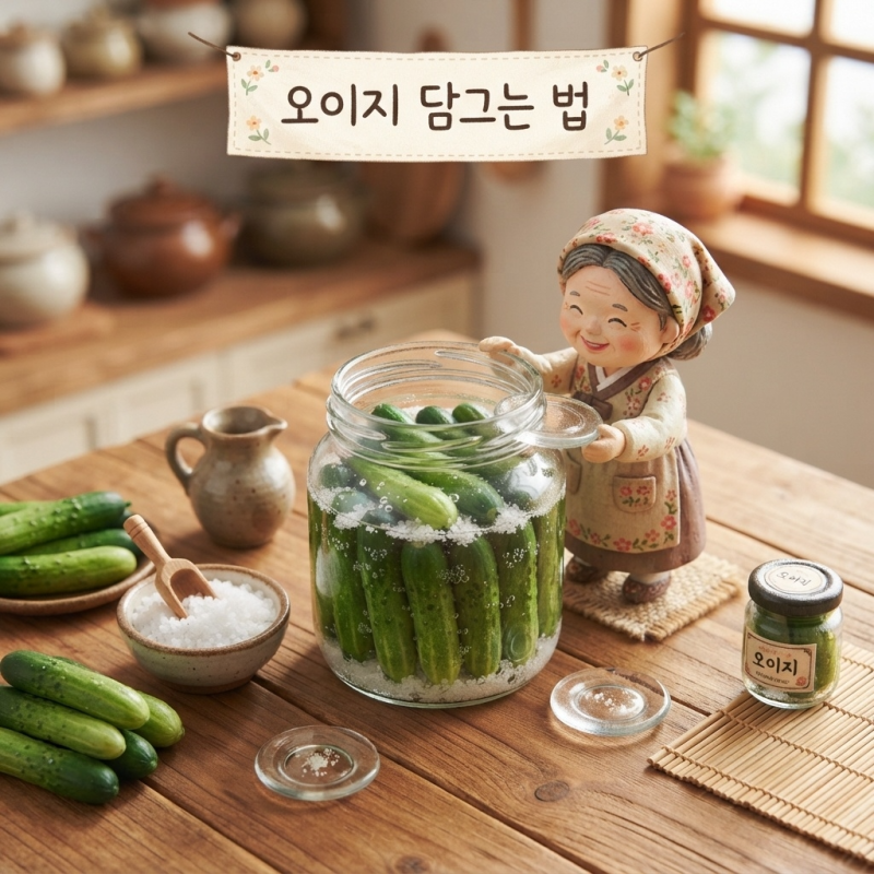 간단 오이지 담그는 법｜처음 만들어도 실패 적은 여름 반찬