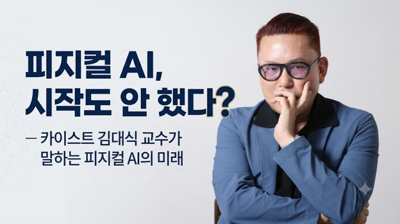 피지컬 AI, 시작도 안 했다? — 카이스트 김대식 교수가 말하는 피지컬 AI의 미래