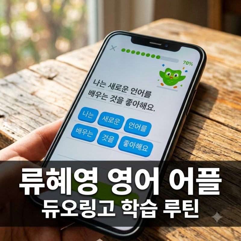 류혜영 어플 듀오링고로 196일 연속 외국어 습관 만드는 법