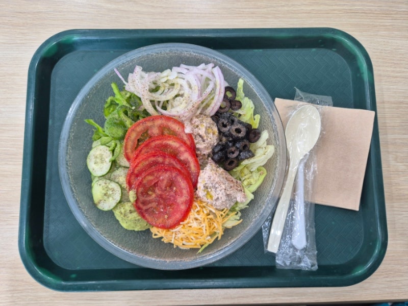 써브웨이 샐러드 리뷰 ~ 참치 아보카도 샐러드 꿀조합 소스와 칼로리!