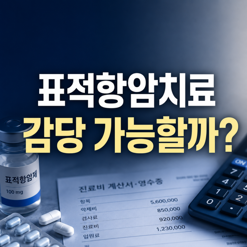 표적항암치료 비용 얼마일까? 약제별 가격·급여·실비까지 정리