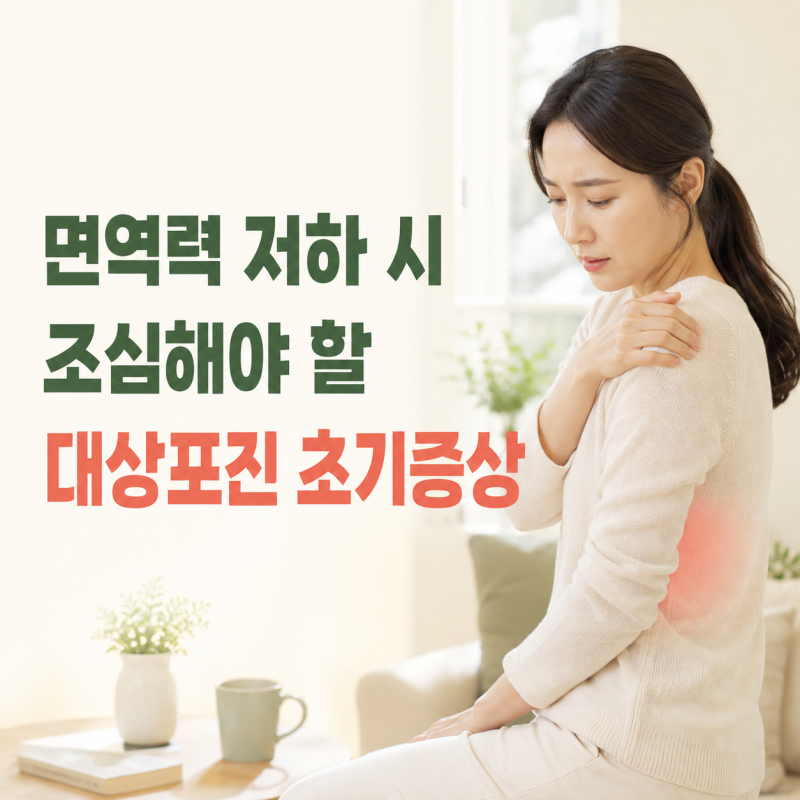 면역력 저하 시 조심해야 할 대상포진 초기증상