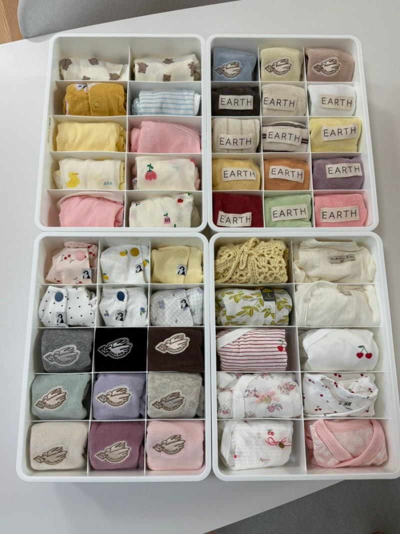 31주 임산부 출산준비 • 아기옷 빨래 • 아기옷세탁방법 • 아기옷정리수납함 다이소 1076773 ....