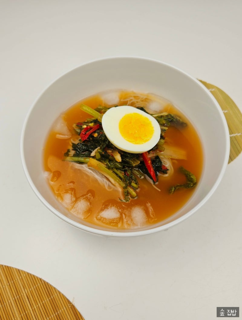 동치미 냉면육수 활용 열무냉면 만들기 열무김치 요리