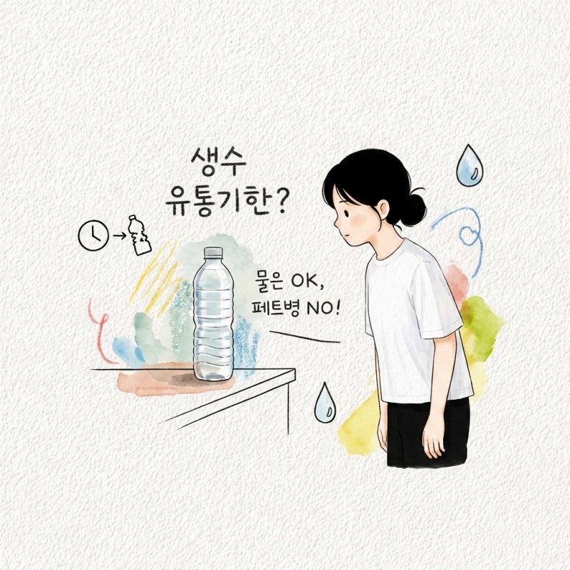 생수 유통기한이 물이 아니라 페트병 기준인 이유와 지났을 때 판단법