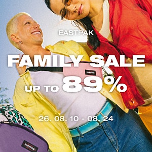이스트팩(EASTPAK) 패밀리세일 최대 89% OFF! 백팩·메신저백·크로스백 1만 원대부터 (~8/24) #패밀....