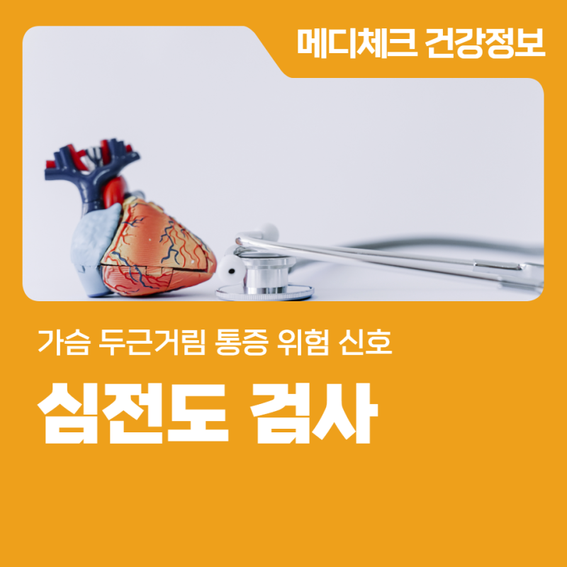 경기도 건강검진센터 가슴 두근거림 통증 위험 신호, 심전도 검사