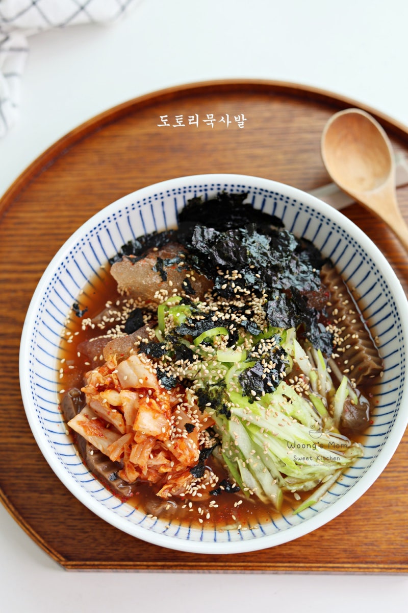 정호영 도토리묵사발 만들기 냉면육수 묵사발 레시피