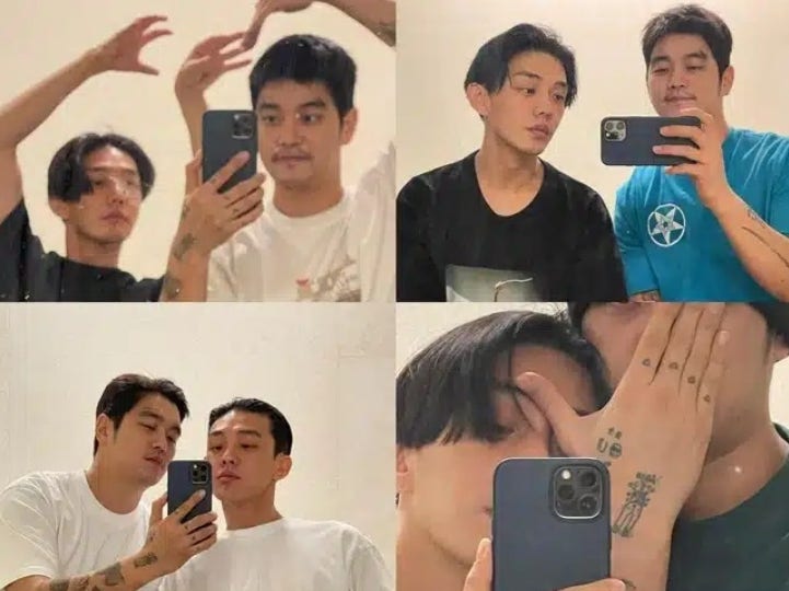 "동성 커플이라더니..." 유아인 최하늘 작가 친분설부터 영화 '뱀피르' 소문 총정리
