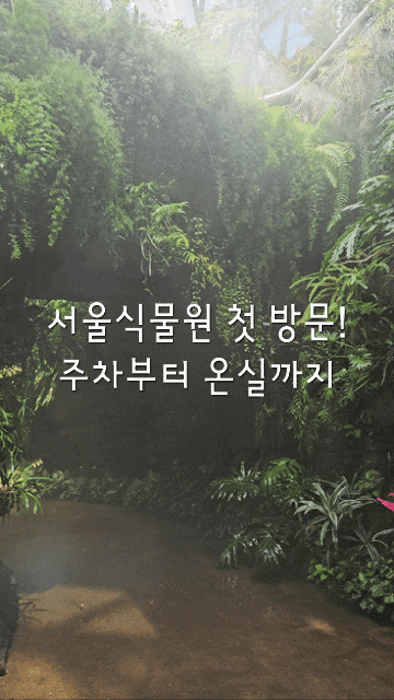 마곡 서울식물원 방문 후기｜입장료·주차·온실까지 직접 다녀온 후기