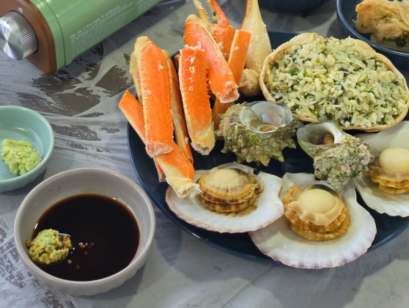 영덕 강구항 동광어시장 대게 시세 포장 서울대게 . 회