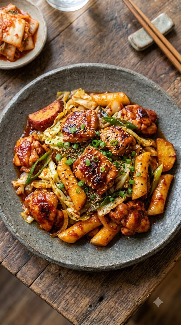 류수영 닭갈비 만드는법 편스토랑 팬 하나로 완성하는 단짠 매콤 닭갈비 황금레시피