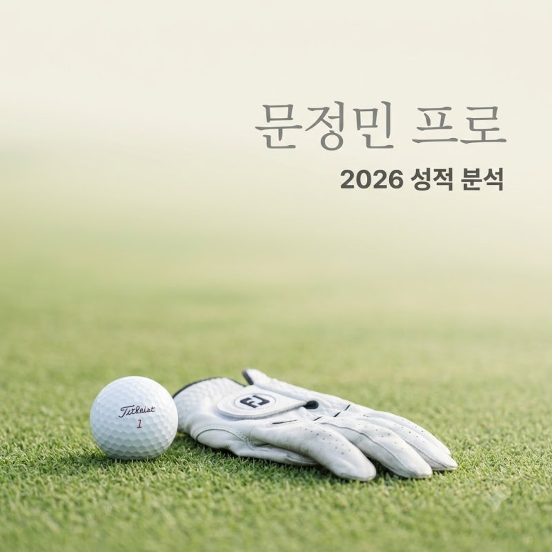 문정민 프로 프로필 성적 총정리: 2026년 다시 날아오를까?