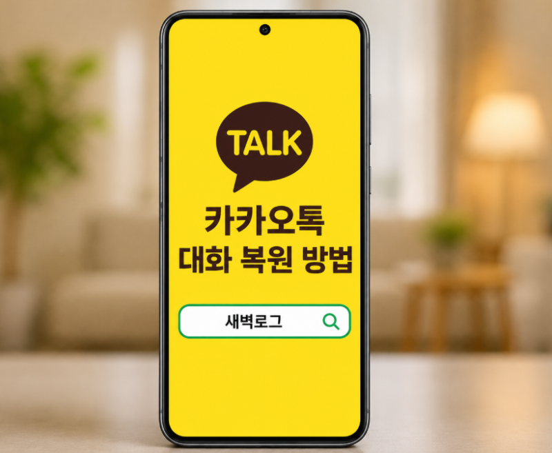 카카오톡 새 핸드폰 구매 시 대화 복원 방법, 기존 채팅 그대로 옮기기