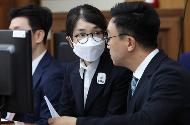 김건희. 김기현 재판 증인 발언