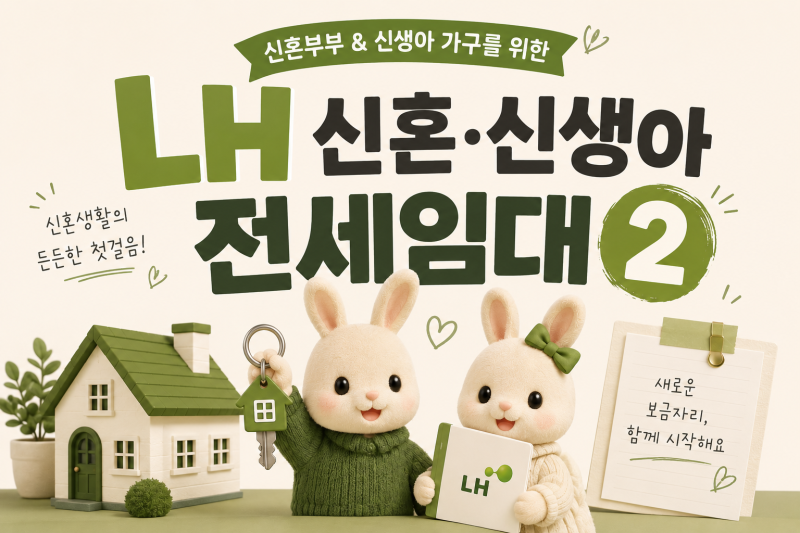 [W 1-1] LH 신혼부부 전세임대 신청~결과까지