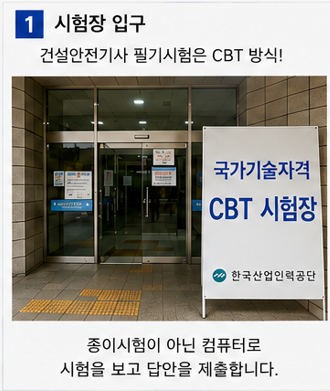 건설안전기사 필기시험 후기｜2008년 건축기사 이후 처음 본 기사시험, CBT가 이렇게 바뀌었네....