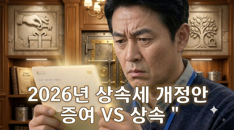 2026년 상속세 개정안 일반 가정은 뭐가 달라지나요? (+우리집 해당사항 알아보기)