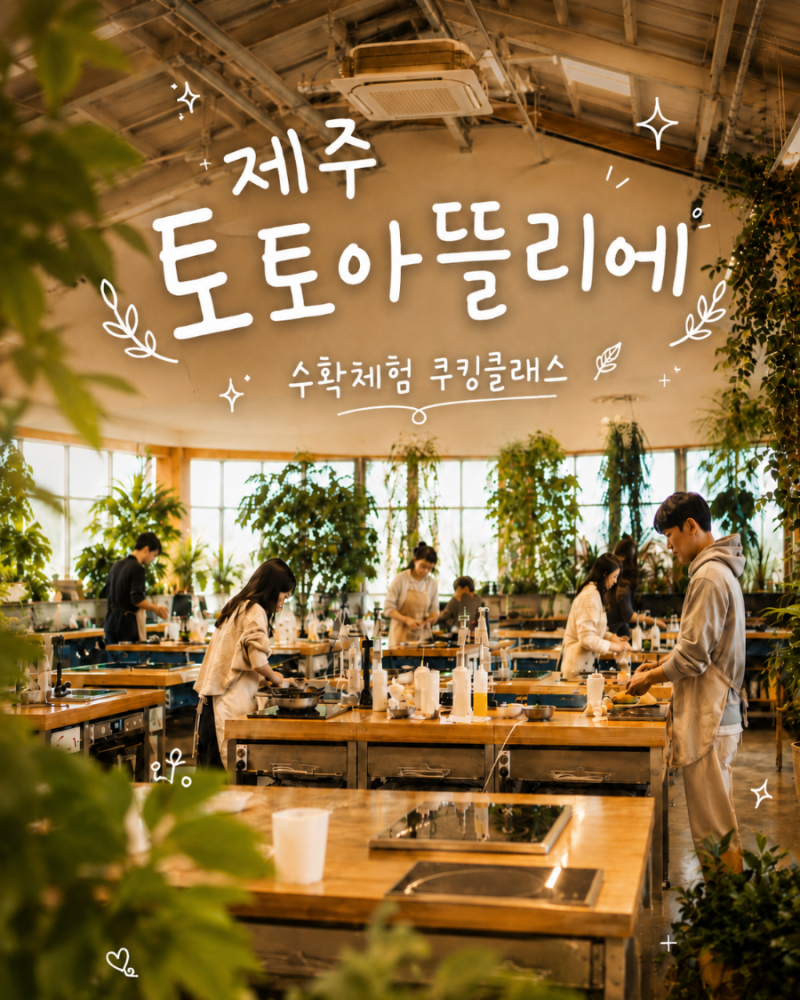 [제주 토토아틀리에] 애월 쿠킹클래스 토토아틀리에 가격, 예약 꿀팁 총정리