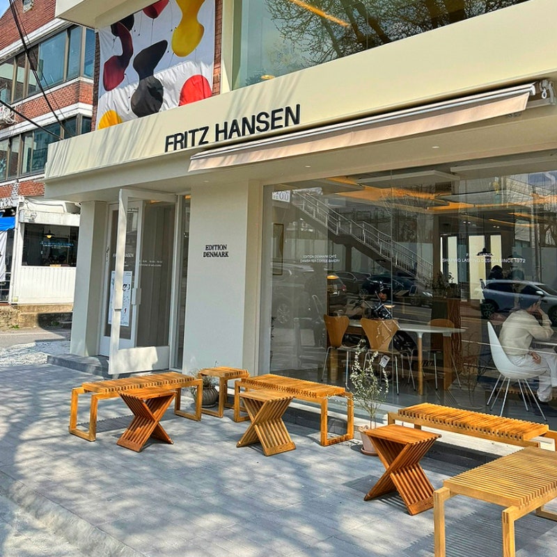 녹사평 카페 추천, 프리츠한센 덴마크 감성 + 쇼룸