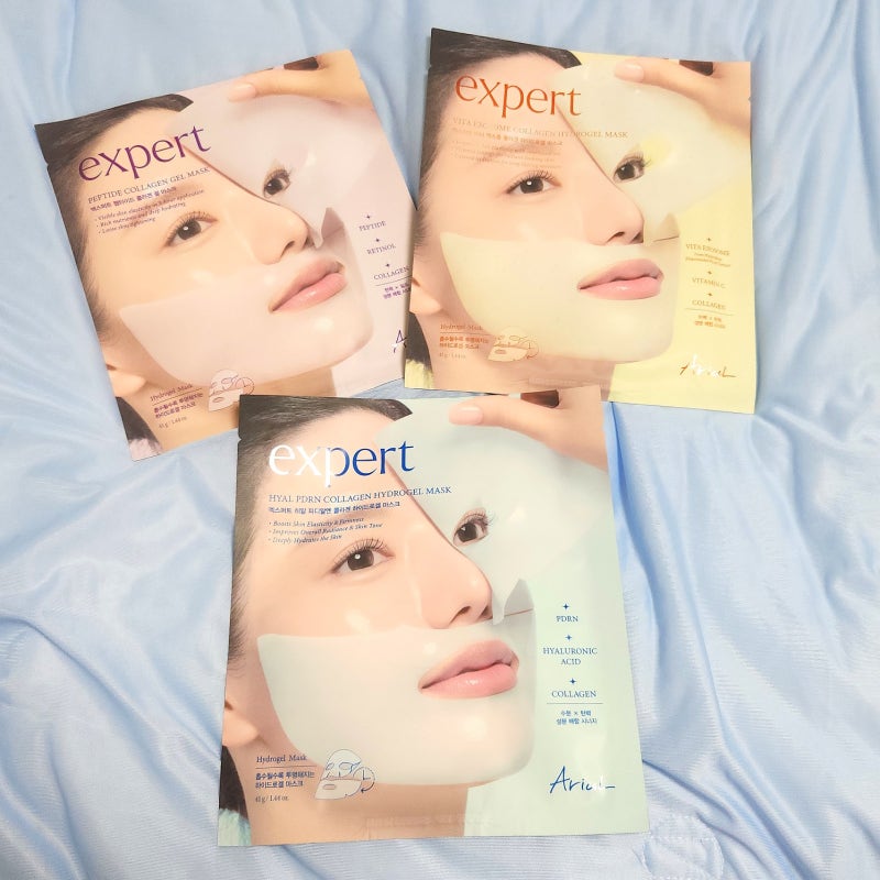 올리브영겔마스크 추천 아리얼 엑스퍼트 펩타이드 콜라겐마스크팩 탄력케어 후기