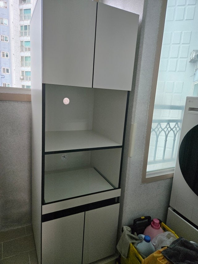 오브제 전자레인지 밥솥 수납장 선반 렌지대 600 기본형, 깔끔한 주방 필수템