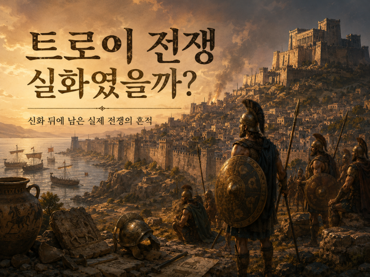 트로이 <b>전쟁</b> 실화였을까? 신화 뒤에 남은 실제 <b>전쟁</b>의 흔적