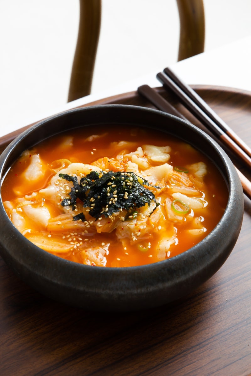 김치수제비-역시 직접 반죽한 수제비 맛이 최고! 새코롬한 김치수제비...^^