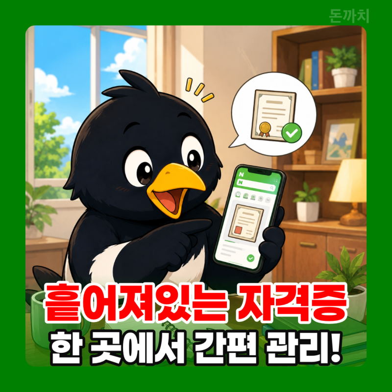 네이버 자격증 등록 후 간편하게 조회하자!