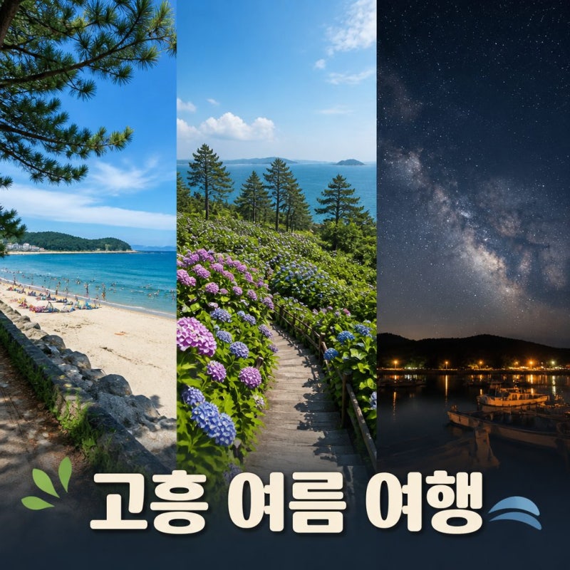 고흥가볼만한곳 여름 자연과 우주를 만나는 여행