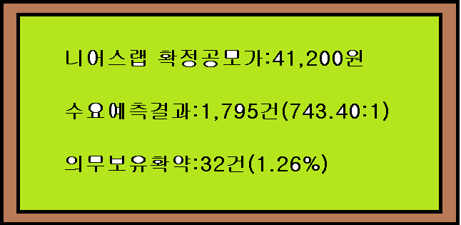 <b>니어스랩</b> 공모주청약