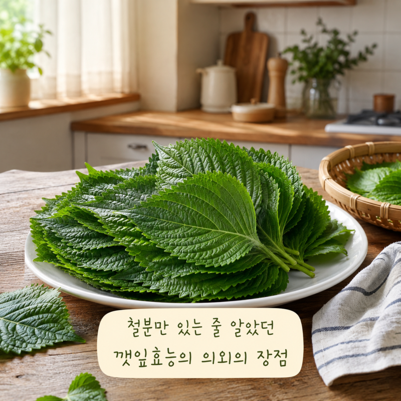 철분만 있는 줄 알았던 깻잎효능의 의외의 장점