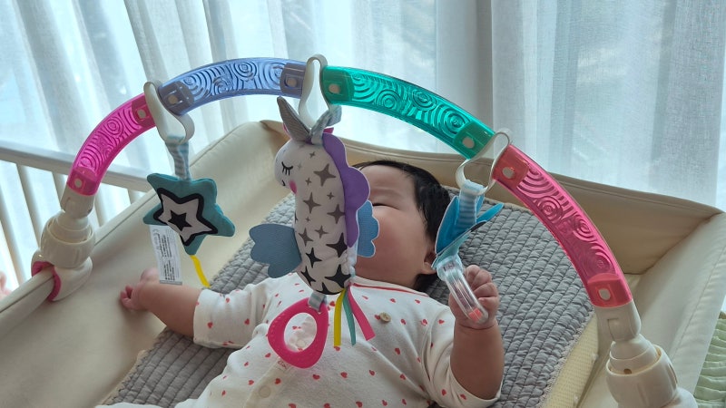 카시트장난감 추천 외출 필수템 밴밧 플레이아치 신생아모빌 추천!