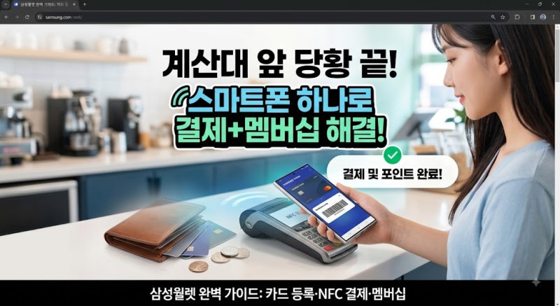 삼성월렛 사용법 및 결제 오류 해결 방법 총정리