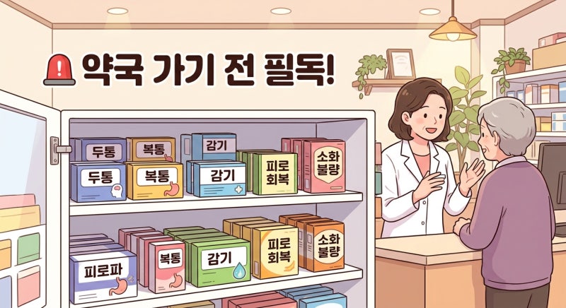 약국 가기 전 필독! 증상별 맞춤 약 고르는 법 완벽 가이드