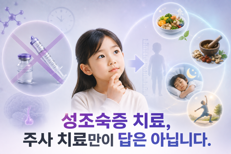 광주 성조숙증치료, 억제주사만이 답은 아닙니다.