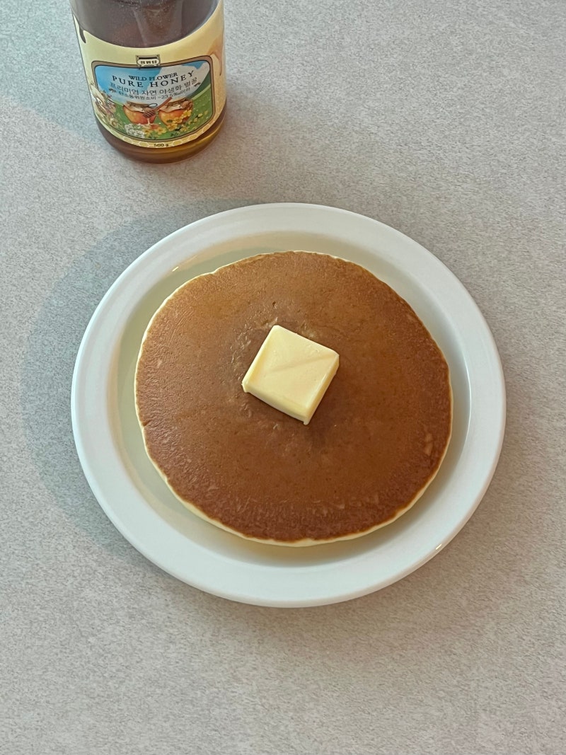 모리나가 핫케이크 믹스 맛있당ㅣ핫케이크 정석대로 예쁘게 굽는 법!!