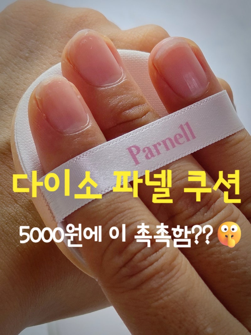 다이소 파넬 쿠션 5000원 후기 피치마누 세럼 쿠션 촉촉한데 커버력은?