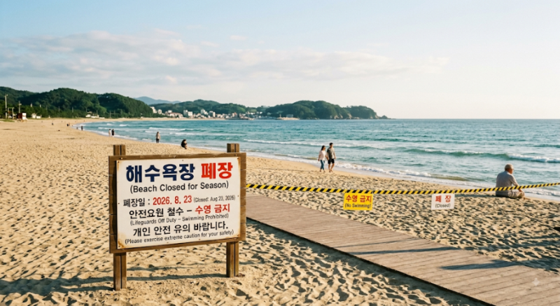 [2026 전국 해수욕장 폐장일 총정리] 폐장 후 바다 입수 가능할까? 안전요원 철수 현황 및 주의....