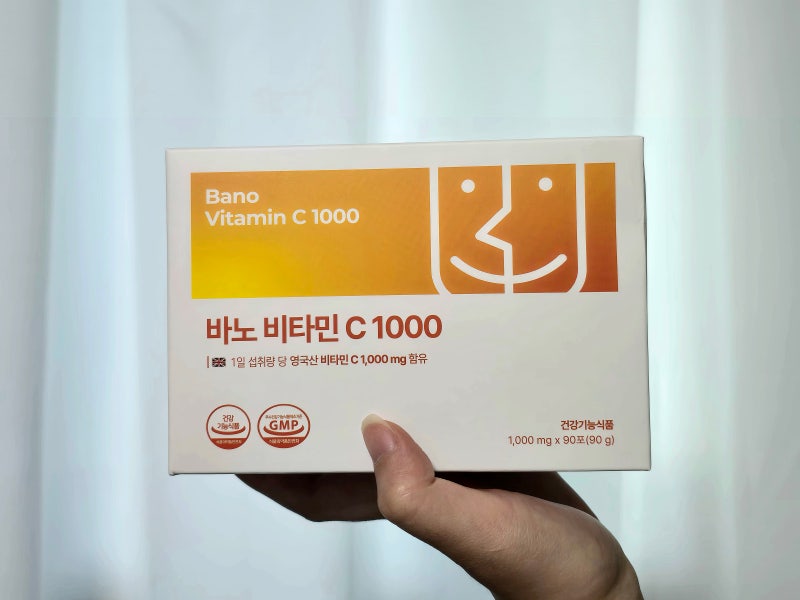 어린이 분말형 메가도스 비타민C 추천 [바노 비타민 C 1000 90포]