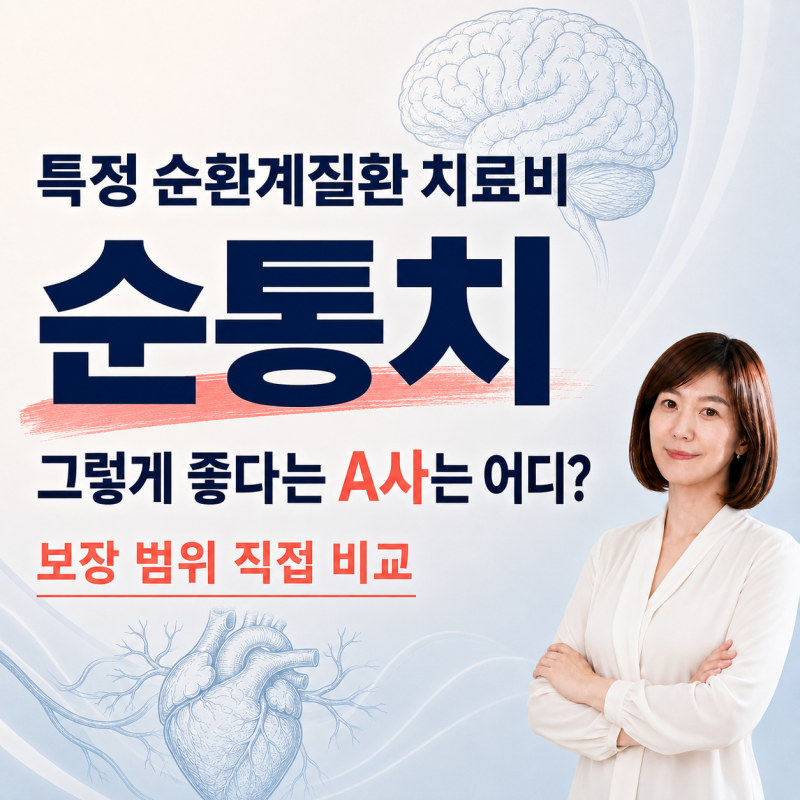 특정 순환계질환 치료비 순통치 그렇게 좋다는 A사는 어디?