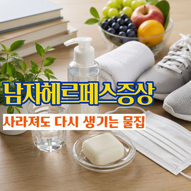 남자헤르페스증상 물집이 반복되는 원인과 헤르페스 2형 치료방법