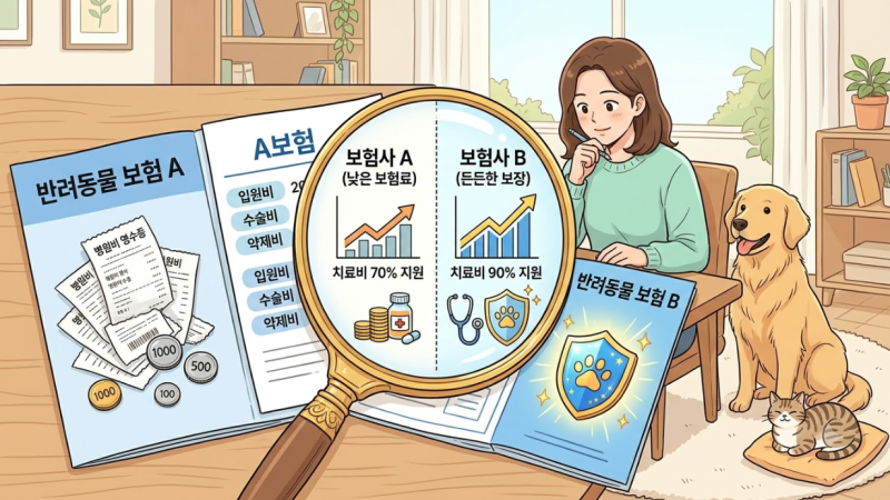 2026 펫보험 비교 가이드: 보장 금액 및 조건 완벽 분석