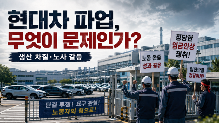 <b>현대</b>차 <b>파업</b>, 무엇이 문제인가? 언제까지 할 것인가…주가·매출 영....