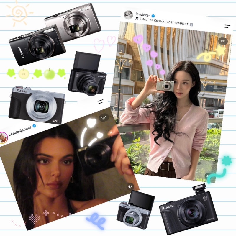 캐논 디지털카메라 추천 위시리스트｜G7 X Mark III·SX740 HS·IXUS 285 HS 비교