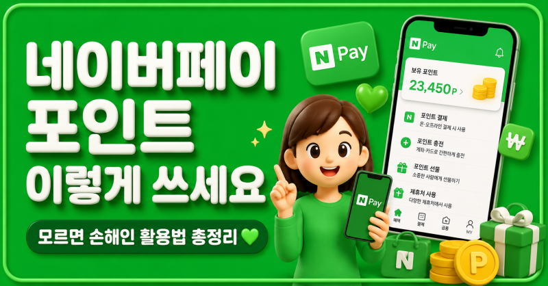 네이버페이 포인트 100% 활용법 — 모르면 손해예요