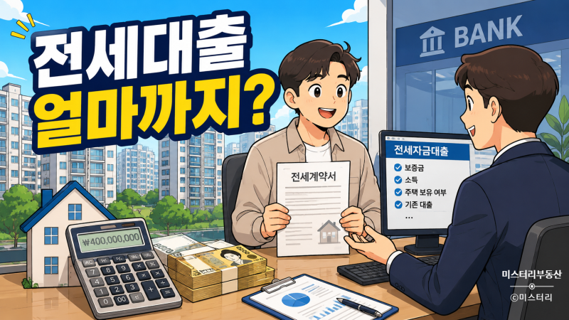 전세자금대출 한도 얼마까지 나올까? 무주택자 1주택자 달라진 기준